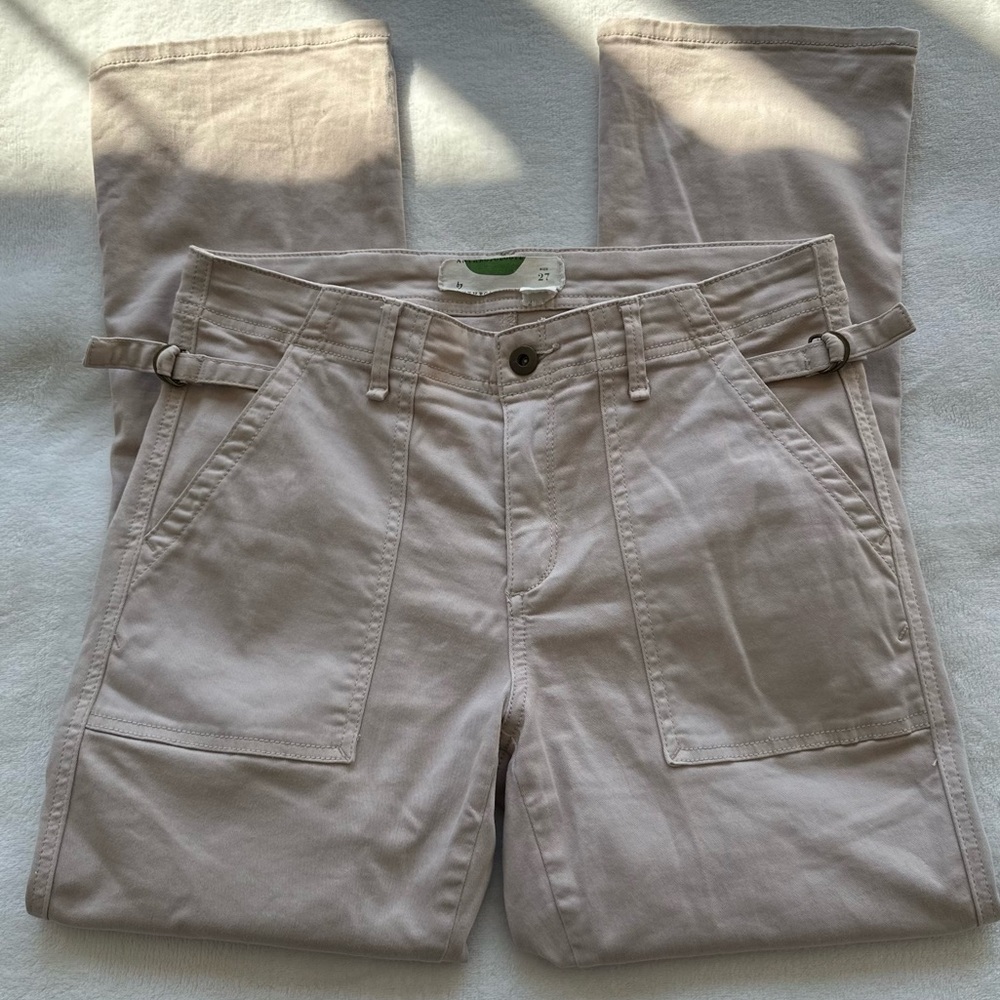 Anthropologie The Wanderer Utility Cargo Pants Khaki Womens Size 27